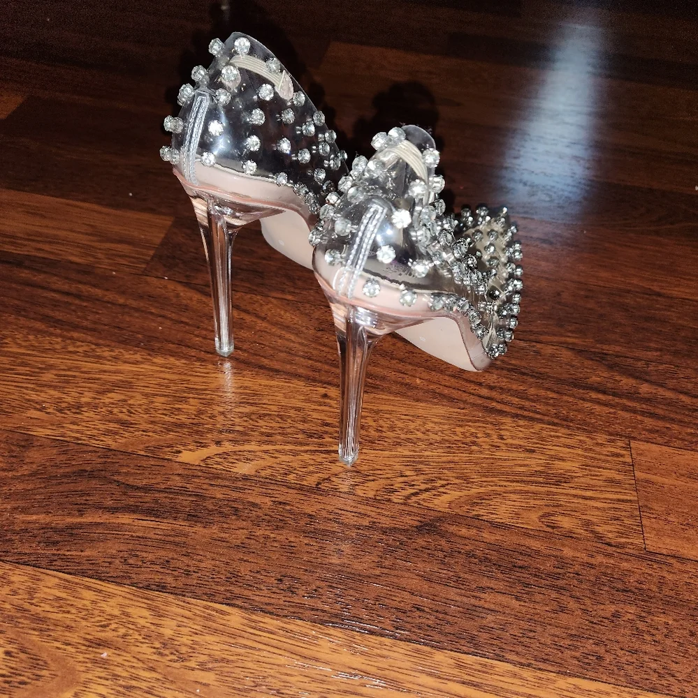 Clear Rhinestone Stilettos - Picture 3 of 4